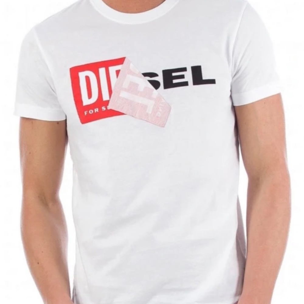 DIESEL T-Diego-QA T-Shirt - White- brand new with tags
